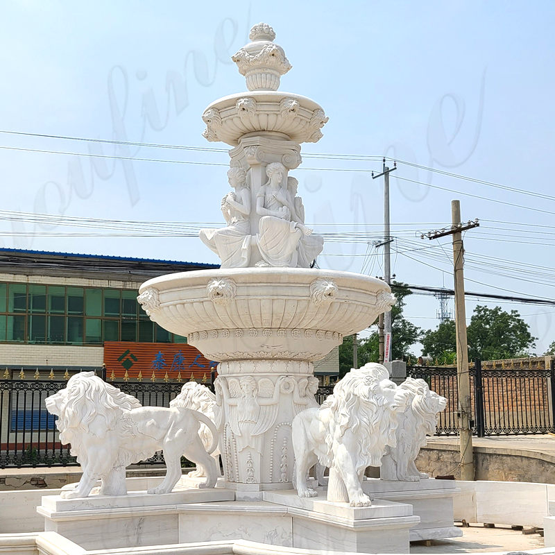 lion fountain outdoor