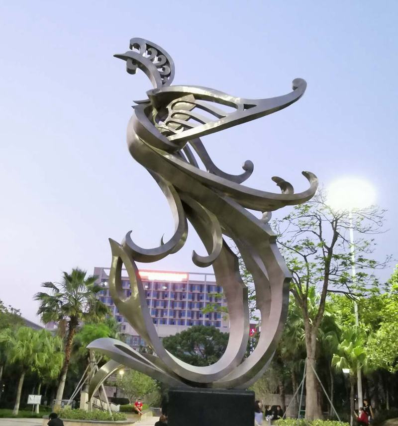 phoenix garden statue-01-YouFine Sculpture