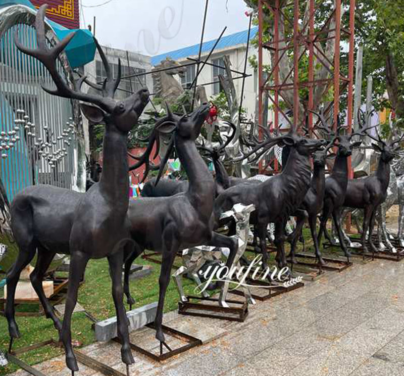 Bronze-deer-statue-YouFine-Statue-