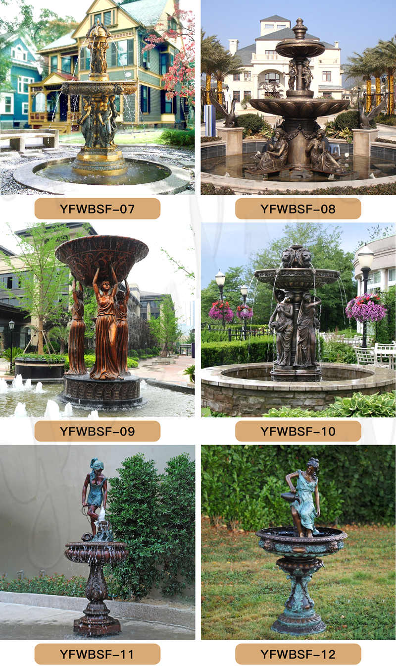 bronze fountain