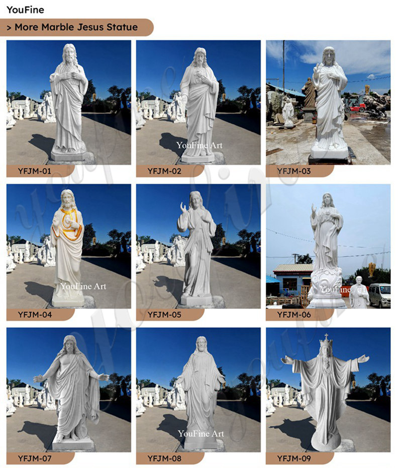 YF marble Jesus statues