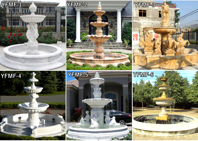 marble water fountains