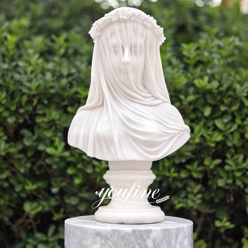 marble virgin bust