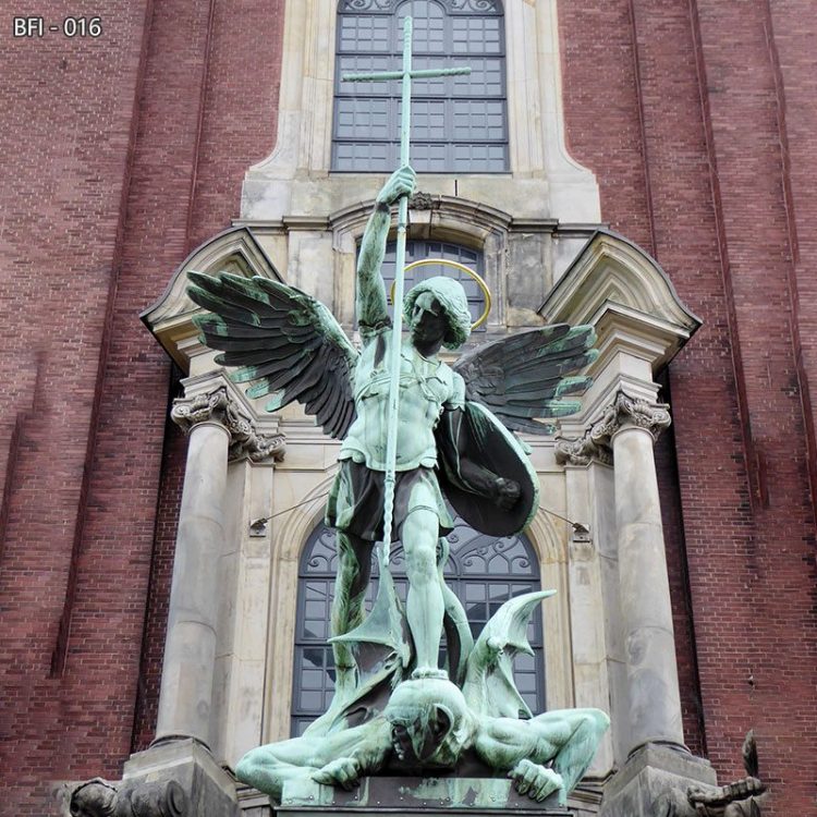 Famous Saint Michael Bronze Statue Rplica for Sale