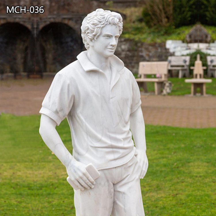 White Marble Customized Carlo Acutis Statue for Sale