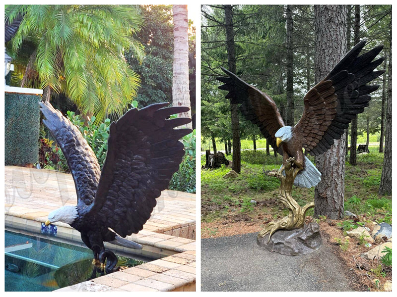 bronze eagle statue feedback