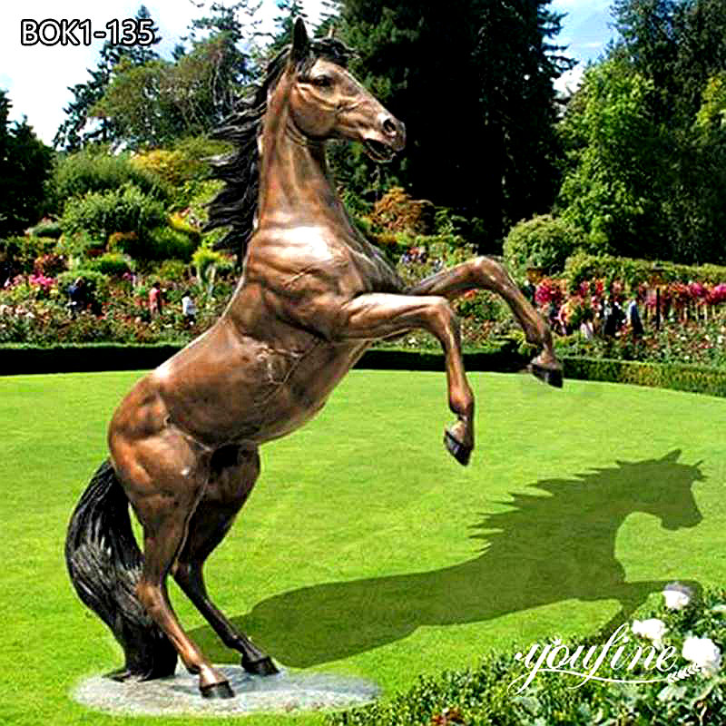 bronze-horse-garden-statue-YouFine-Sculpture