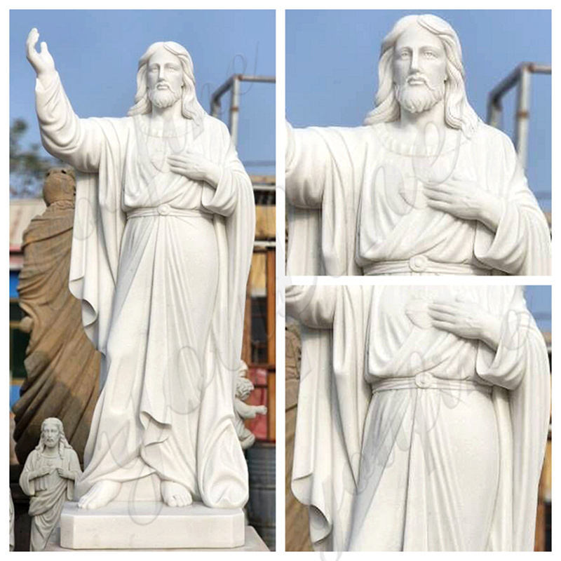 large marble jesus statue