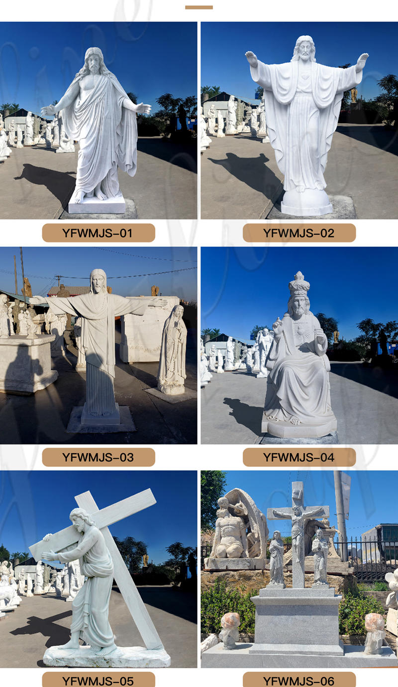 marble Jesus statues