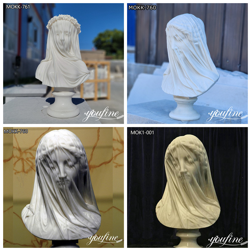 veiled mary sculptures