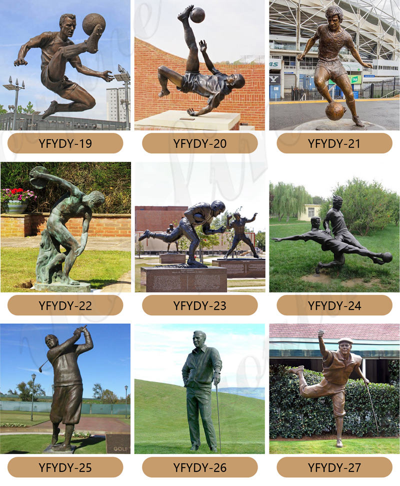 bronze sports sculptures