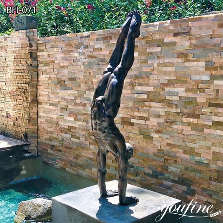 Bronze Danielle Anjou Sculpture of The Gymnast Replica For Sale