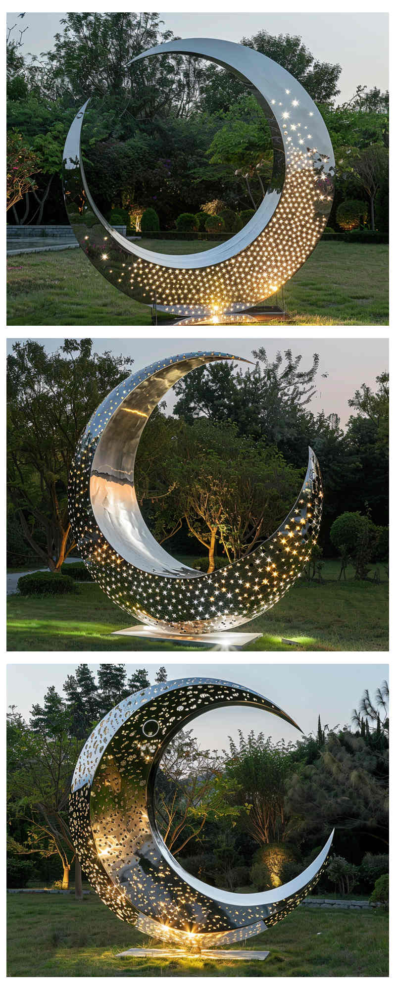 light sculptures outdoor