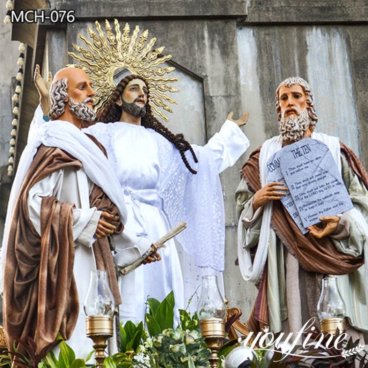 Holy Religious Scene The Transfiguration Statue of Jesus For Church