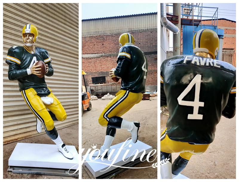 green bay packers statue